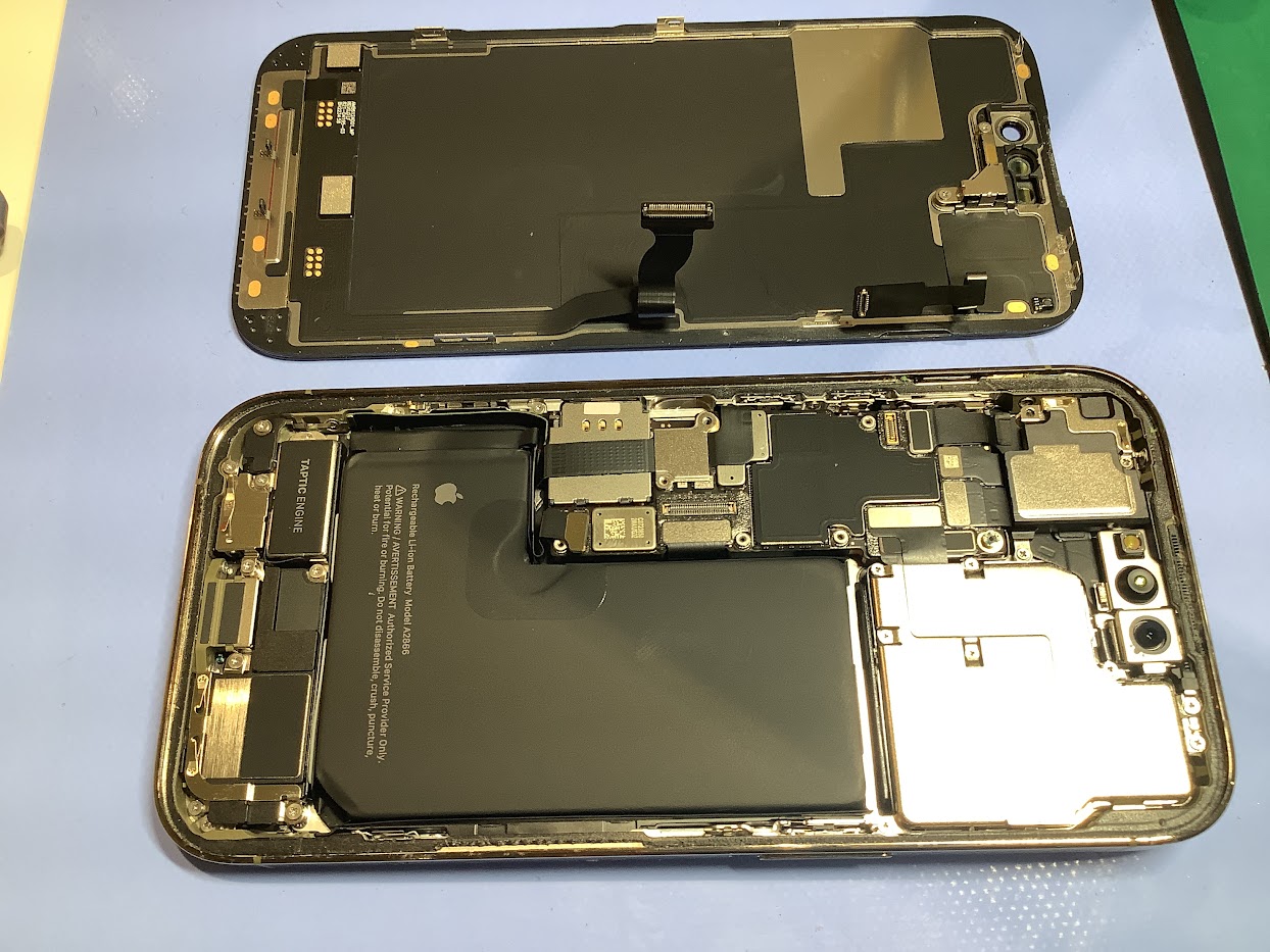iPhone14Proのバッテリー交換ならデータそのまま・最短即日修理のスマホ修理工房秋津店へ！